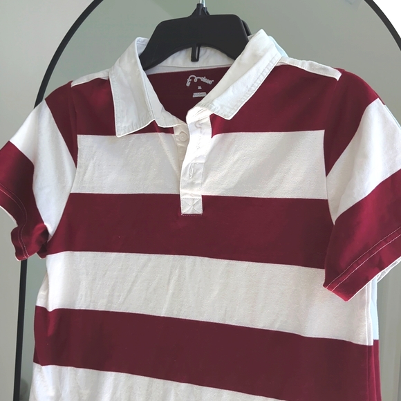 Girls Art Class Striped Shirt Dress with Collar NWOT - Picture 2 of 2